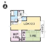 コート ジュネスの間取り画像