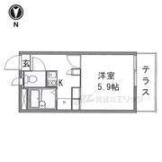 レオパレスソレイユⅡの間取り画像