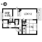 ベルコート精華台の間取り画像