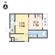 フジパレス弥刀Ⅴ番館の間取り画像