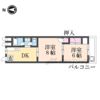 日の出コーポの間取り画像