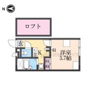 レオパレス三葉の間取り画像