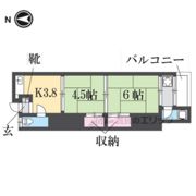 八戸ノ里文化Ⅱの間取り画像