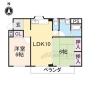 ハピネス2000の間取り画像