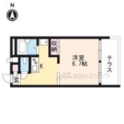 レオパレスルナⅠの間取り画像