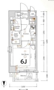 XEBEC中延の間取り画像