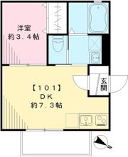 Mメゾン上野桜木の間取り画像