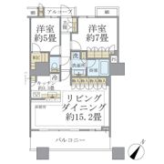 Brillia Mare 有明 TOWER＆GARDENの間取り画像