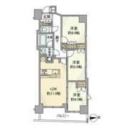ブリシア東京八丁堀の間取り画像