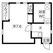 タペストリー伝馬の間取り画像