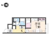 レオパレスハートフル西大寺の間取り画像