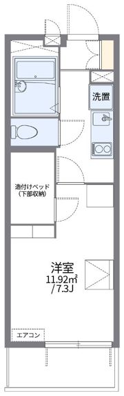 レオパレス西郊の間取り画像