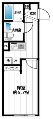 Latias日暮里の間取り画像