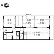 メゾン東生駒の間取り画像
