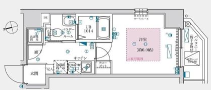 フェルクルール品川南の間取り画像