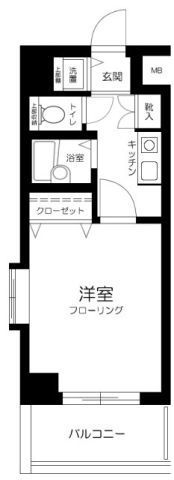 クレアシオン浅草の間取り画像