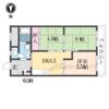 花園マンション巽の間取り画像
