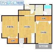 デュープレックス青山の間取り画像