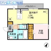 エスポワール寺尾台Aの間取り画像