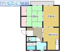 第二平和荘の間取り画像