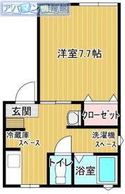 ヴィラサンタモニカBの間取り画像