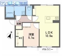 ピリカA棟の間取り画像