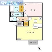 アトリオ小新Bの間取り画像