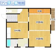 西山ハイツの間取り画像