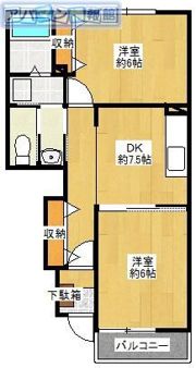 スローモーションの間取り画像