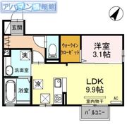 マリオンⅣの間取り画像