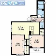 シャーメゾン小針の間取り画像
