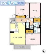 アトリオA/B Aの間取り画像
