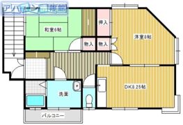 梨本貸家の間取り画像