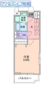 サンノーヴァ五十嵐の間取り画像