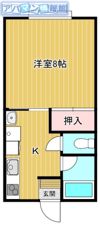 コーポ相川の間取り画像