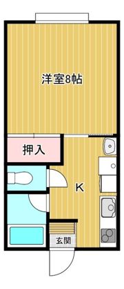 コーポ相川の間取り画像
