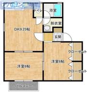 カルティエⅡの間取り画像