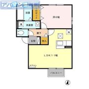 アトリオ小新Aの間取り画像