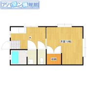ハイツ江北の間取り画像
