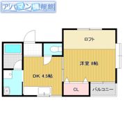 青山ビューハイムの間取り画像