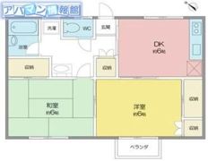 ハイツオークラの間取り画像