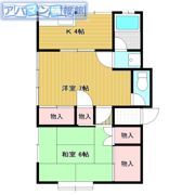 サニーハイツの間取り画像