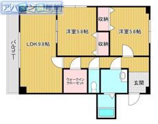 メゾンペリドットの間取り画像