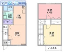 ハイツめぐみ 3の間取り画像