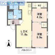 ドミールTの間取り画像