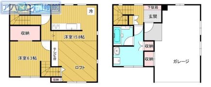Garatte Fの間取り画像