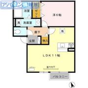 スプリングベルテA棟の間取り画像