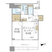 白金ザ・スカイ西棟の間取り画像