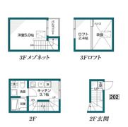 グランエッグス三軒茶屋の間取り画像