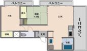 新前橋マンションの間取り画像